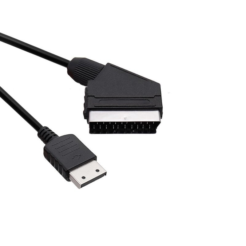 CHILDMORY 1.8M / 5.9FT Scart RGB AV Cable Audio Cable Video Connector Compatible for Dreamcast - Image 3